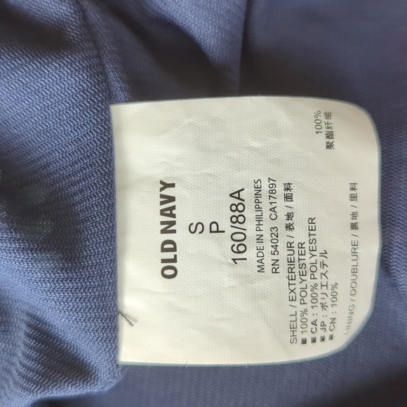 Old Navy T-Strap Chiffon Geometric Boho Maxi Dress S Blue Pink - Picture 3 of 16